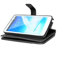 Wallet Case PU Leather With 9 Card Slot 2 In 1 Magnet Samsung Note 3