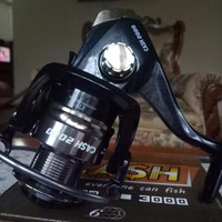 REEL PANCING SWAN CASH 2000 BLACK 6 BEARING ALUMINIUM SPOOL - Alat Man