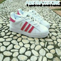 sepatu adidas anak model tali/adidas super star