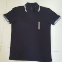 Jual UNIQLO DRY PIQUE DESIGNED POLO SHIRT NAVY Murah