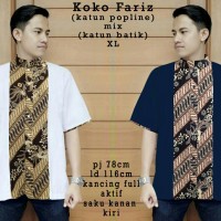 Jual baju koko jumbo lengan pendek tasmatas rifaldy Murah