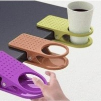 Jual Plastic Table Coffee Cup Holder Clip Murah