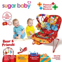 Jual SUGAR BABY PREMIUM HEALTHY BOUNCER BEAR & FRIENDS (3 RECLINE) Murah