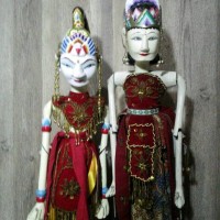 Jual wayang golek rama shinta uk -+40cm Murah
