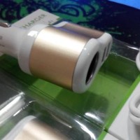 Jual Car Charger Power 3 in 1 ( Cigarette Lighter + 2 Port Usb ) Murah