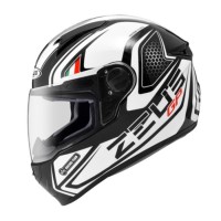 Helm Full Face Zeus 811 GP Hitam Putih