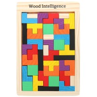 Jual Mainan Puzzle Tangram Tetris - Multi-Color Murah