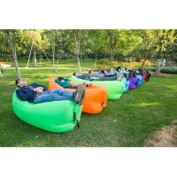 Jual Inflatable Air Sofa Bed Lazy Sleeping Camping Bag Beach Hangout Couch Murah