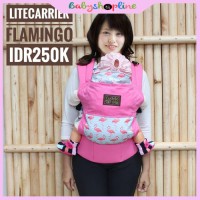 Jual Gendongan Bayi Ergo Cuddle Me Lite Carrier Flamingo Murah