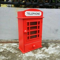Jual KOTAK OBAT P3K PHONEBOX LONDON (PLUS LACI) Murah