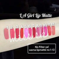 Jual DISKON!! LA Girl Lip Matte ( Flat finish pigment lips gloss ) Murah