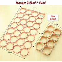Jual LIMITED Gantungan Jilbab / Hanger 28 Ring - Bisa Untuk Hijab Sabuk & S Murah