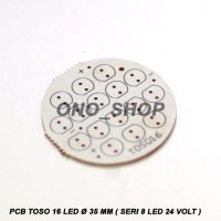 Jual PCB Toso 16 Led 35 MM ( Seri 8 Led 24 Volt ) kualitas bagus Murah
