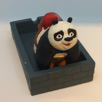 Jual Barang Unik Asbak Lucu Kung Fu Panda AB09 Murah