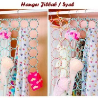 Jual Gantungan Jilbab Hanger 28 Ring - Bisa Untuk Hijab Sabuk & Syal Great Murah