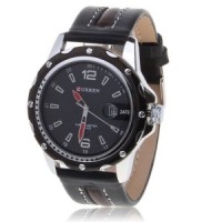 Jual Jam Tangan CURREN BLACK 8104 Casual Elegan Formal / Santai Pria Cowo Murah