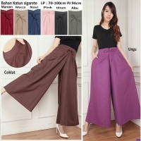 Jual Kulot Rok-fashion wanita-celana jumbo-kulot katun-modis-kpi14 Murah