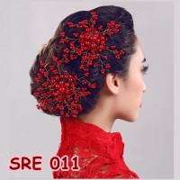 Jual Sirkam Rambut Emas Bridal - Aksesoris Sanggul Kebaya Modern - SRE 011 Murah