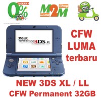 Jual NEW 3DS XL / LL CFW Permanent Luma 32GB FULL GAME Nintendo Murah