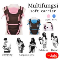 Jual Gendongan Bayi Multifungsi Ransel Soft Carrier (Baby Carrier 4 in 1) Murah