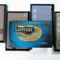 Jual GROSIR / RANDOM Sarung Tenun SAPPHIRE motif TETRIS Murah
