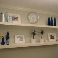 Jual 2pcs rak dinding minimalis /floating shelf/rak ambalan Murah