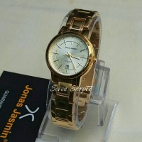 Jual Jam Tangan Wanita Original Jonas Jasmin Rantai Gold White Murah