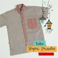 Jual Kemeja Koko Katun Nagari Lavender size 2 Murah