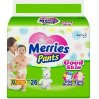 Jual MERRIES PANTS XL26 GOOD SKIN XL26 POPOK CELANA DIAPERS ISI 26 PCS GOJE Murah