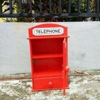 Jual KOTAK OBAT P3K PHONEBOX LONDON (PLUS LACI) Murah