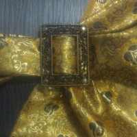 Jual Rok/Kain Lilit Songket/Wrap Skirt/Songket kombinasi Gold-Black-White Murah