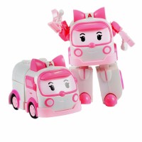 Jual Mainan Robocar Poli Karakter Amber Ambulance Transformer Mobil Robot Murah
