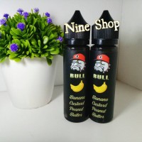 Jual Liquid Premium banana Custard Peanut butter By Bull 60ml Murah