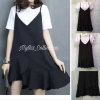 Jual Premium Dress Overall Black 1781 Murah