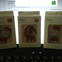 Jual i ring stand holder motif karakter hello Kitty Shinchan iring cincin Murah