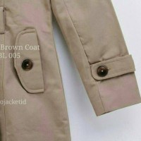 Jual Sweet Brown Coat BL 005 - Trenchcoat - Coat Wanita - Coat Murah