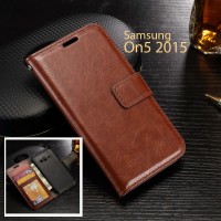 Wallet Leather Flip Cover Card Case Samsung Galaxy On5 2015 / On5 Pro