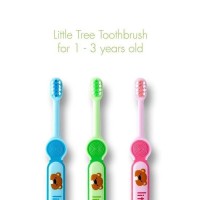 Jual little tree toothbrush 1-3 tahun years old / sikat gigi bayi anak Murah