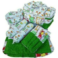 Jual Tas Bantal Guling Gendongan Alas Tidur Perlak Bayi Set 4 in 1 Chekiddo Murah
