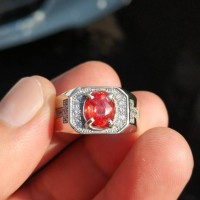 Jual NATURAL HQ PADPARADSCHA SAPPHIRE CLEAN GOOD LUSTERS Murah