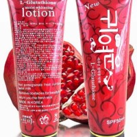 Jual Red Pomegranate L-Glutathione Moist Whitening Lotion SPF 50 Murah