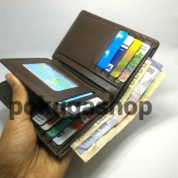 Jual DOMPET KULIT PRIA SAPI ASLI 3/4 COKLAT ASLI GARUT Murah