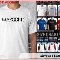 Jual Maroon 5 Logo 1 - BAJU KAOS DISTRO PRIA WANITA ANAK OCEAN SEVEN Murah