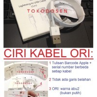 Jual Kabel Charger Iphone 6 6s 6+ 6s+ 5 5s Ipad Air Mini USB Data Original Murah