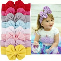 Jual Bandana Bayi Anak Turban Bando Warna-Warni | Baby Headband 6 Murah