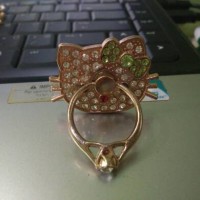 Jual i ring hello Kitty Doraemon diamond iring holder stant Murah