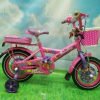 SEPEDA FAMILY FLUBBER MINI 12 INCH ANAK PINK USIA 2-5 TAHUN