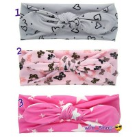 Jual Bandana bayi import turban wrap #polkadot love Murah