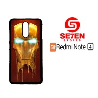 Jual Casing HP Xiaomi Redmi Note 4 melting iron man mask Custom Hardcase Murah
