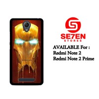 Jual Casing HP Xiaomi Redmi Note 2 melting iron man mask Custom Hardcase Murah